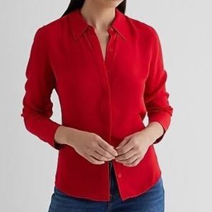New Flowy Express portofino blouse! True red